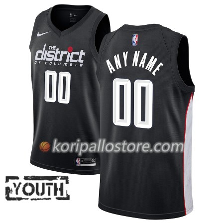 Washington Wizards Custom 2018-19 Nike City Edition Musta Lasten Pelipaidat Swingman
